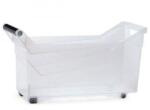 Prosperplast átlátszó tárolódoboz 17L fogantyús, görgős (NUK4L)