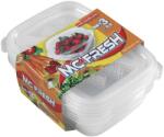 Heidrun Heidrun Mc Fresh Ételtároló 3 x 0, 9L 19, 8x14, 2x5, 7cm (1808)