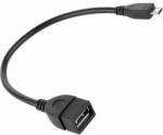 Cabletech Cablu otg usb a mama - micro usb tata 20cm (KPO2908)