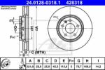 ATE Disc frana ATE 24.0128-0318.1 (24.0128-0318.1)