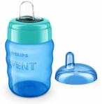 Philips AVENT Чаша за лесен преход без дръжки 9м+, 260 мл, синя (00A.0489.003)