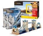 CubicFun Tower Bridge 3D puzzle National Geographic fotóalbummal 120 db-os (DS0978)