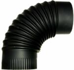 Muta Füstcső könyök fi 150 mm - fekete