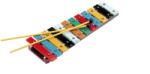 Peace GKS-8 - 12 note glockenspiel with colorful steel sound bars in C tune - R606R