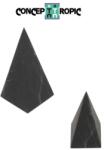  Piramida Shungit Mat - Protectie EMF 4x4x7 cm - 1 Buc