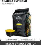 La Capsuleria Cafea Arabica Espresso, 10 capsule compatibile Dolce Gusto, La Capsuleria (DG05)