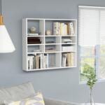 vidaXL Raft de perete, alb, 90x16x78 cm, PAL (802939) Raft