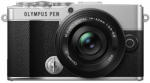Olympus E-P7 + EZ-M1442EZ Pancake Zoom Kit Black/Silver (V205111SE000) Digitális fényképezőgép