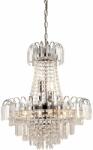 Endon Lighting 96826-CH | Amadis Endon csillár lámpa állítható magasság 6x E14 arany, átlátszó (96826-CH)