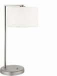 Endon Lighting 67634 | Daley Endon asztali lámpa 54, 5cm kapcsoló 1x E27 matt nikkel, fehér (67634)