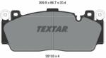 TEXTAR set placute frana, frana disc TEXTAR 2513301 (2513301)