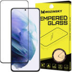 Wozinsky Samsung Galaxy S21 Plus 5D Full Glue teljes kijelzős edzett üvegfólia (tempered glass) 9H keménységű, tokbarát, fekete