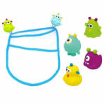 ESCABBO Set saculet cu 4 jucarii de baie Monstruleti ESCABBO 37027 - shop-doa