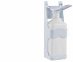 Zilan Dispenser pentru gel Alb dezinfectant si sapun lichid cu recipient 1L,