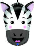 Grabo Balon folie cap zebra 74 cm - articole-petreceri - 19,99 RON