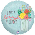 betallic Balon folie rotund Have a Beautiful Birthday 46 cm