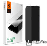 Spigen APPLE iPhone 12, iPhone 12 Pro, SPIGEN GLASTR SLIM üvegfólia, Full cover, 0.2mm, 9H, Átlátszó (AGL01511)
