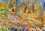Bluebird Puzzle - Puzzle Edvard Munch: Elm Forrest în primăvara anului 1923 - 1 000 piese Puzzle