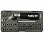 TOYA Комплект битове, вложки и тресчотна отвертка yato, 42 части (euro yt 2806)