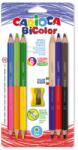 CARIOCA Jumbo színes ceruza szett hegyezővel 6db - Carioca (42264) - innotechshop
