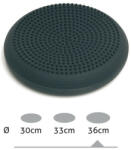 Togu Dynair® Senso® ülőpárna L 36 cm fekete