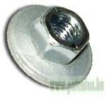  Hatlapú anya, elfodítható alátéttel, acél, 8, horganyzott, DIN 53010, 10 db/csomag