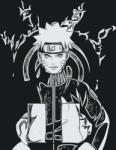  Festés számok szerint - Uzumaki Naruto Méret: 40x50cm, Keretezés: Keret nélkül (csak a vászon)