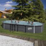 GRE 804x386x124 cm (KPCOV80) Piscina