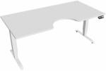Hobis Motion Ergo elektromosan állítható magasságú íróasztal - 3M szegmensű, memória vezérléssel Szélesség: 180 cm, Szerkezet színe: fehér RAL 9016, Asztallap színe: fehér