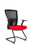OfficePro Themis Meeting ergonomikus irodai tárgyalószék Szín: piros