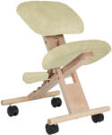 TEMPO KONDELA GROCO ergonomikus térdeplőszék Szín: krém
