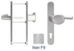 blaugelb Maner usa termopan, blaugelb KGT30, exterior, 92 x 30 mm, cu buton fix, aluminiu, fara accesorii de prindere, culoare titan F9
