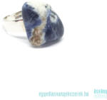  Önbizalom növelő, kitartást biztosító - szodalit ásvány gyűrű