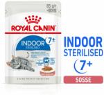 Royal Canin 12x85g Royal Canin Indoor Sterilised 7+ szószban nedves macskatáp