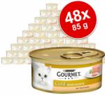 Gourmet 48x85g Gourmet Gold Paté nedves macskatáp- Kacsa & spenót