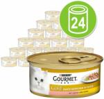Gourmet Gourmet Gold omlós falatok 24 x 85 g - Lazac & csirke