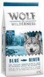 Wolf of Wilderness 1kg Wolf of Wilderness Adult ''Blue River'' lazac - gabonamentes száraz kutyatáp