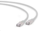 Gembird patchcord RJ45, cat. 6A, FTP, LSZH, 1.5m, gray (PP6A-LSZHCU-1.5M) - vexio