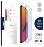 Apple iPhone 12 / 12 Pro, Kijelzővédő fólia, ütésálló fólia (az íves részre is! ), Tempered Glass (edzett üveg), Dux Ducis, fekete