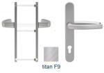 blaugelb Maner usa termopan, blaugelb DGT35, exterior, 92 x 35 mm, material aluminiu, fara accesorii de prindere, culoare titan F9