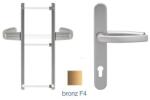 blaugelb Maner usa termopan, blaugelb DGT35, exterior, 92 x 35 mm, material aluminiu, fara accesorii de prindere, culoare bronz F4