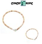  Bratara Agata Roz Diametru 60 mm - Rotund Fatetat 3x3 mm - Accesorii Argint 925