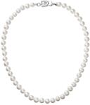 Swarovski elements Colier din perle de râu autentice 22007.1 alb