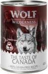 Wolf of Wilderness 6x400g Wolf of Wilderness 'The Taste Of' nedves kutyatáp-Canada