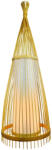 V-TAC Lampa de Podea cu Abajur Rattan, E27, 500mm (29436-)