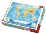Trefl Nagy földrajzi világtérkép 4000 db-os (45007)