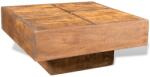 vidaXL Măsuță de cafea pătrată, maro, lemn masiv de mango (241132) - comfy Masa de cafea