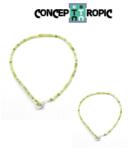  Bratara Crisopraz Diametru 62 mm - Rotund Fatetat 2x2 mm - Accesorii Argint 925