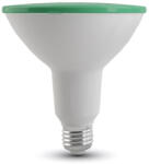 V-TAC Bec LED - 15W, PAR38, E27, IP65, Verde (18361-)