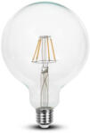 V-TAC Bec LED - 4W, Filament, E27, G125, 2700K, Dimabil (17936-)